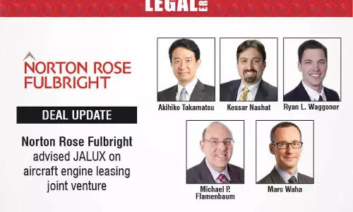 Norton Rose Fulbright Advised JALUX On Aircraft Engine Leasing Joint Venture