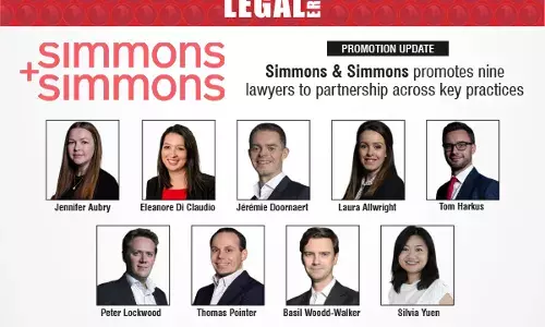 Simmons & Simmons Promotes Nine Lawyers To Partnership Across Key Practices