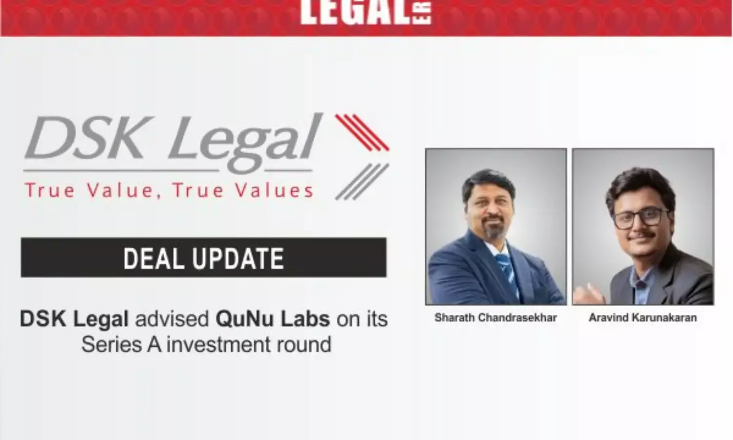 DSK Legal Advised QuNu Labs On Its Series A Investment Round