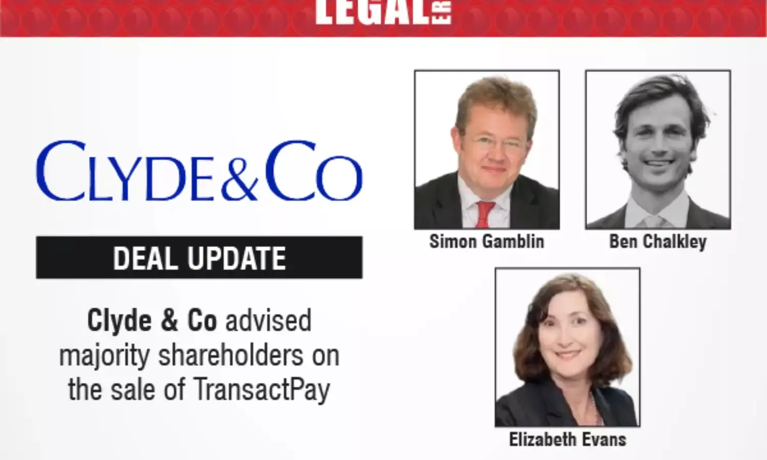 Clyde & Co Advised Majority Shareholders On The Sale Of Transactpay