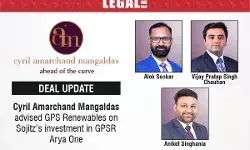 Cyril Amarchand Mangaldas Advised GPS Renewables On Sojitz’s Investment In GPSR Arya One
