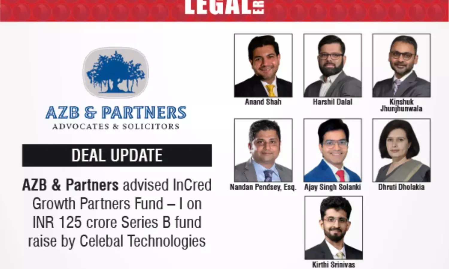 AZB & Partners Advised InCred Growth Partners Fund – I On INR 125 Crore Series B Fund Raise By Celebal Technologies