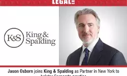 Jason Osborn Joins King & Spalding As Partner In New York To Bolster Corporate Practice Jason Osborn Joins King & Spalding As Partner In New York To Bolster Corporate Practice
