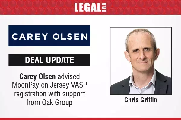 Carey Olsen Advised MoonPay On Jersey VASP Registration With Support From Oak Group