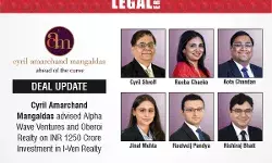 Cyril Amarchand Mangaldas Advised Alpha Wave Ventures And Oberoi Realty On INR 1250 Crore Investment In I-Ven Realty