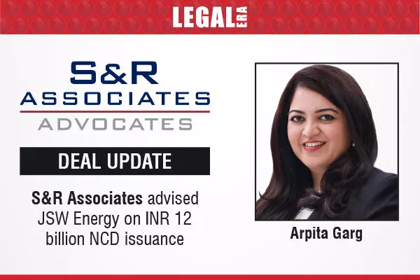 S&R Associates Advised JSW Energy On INR 12 Billion NCD Issuance