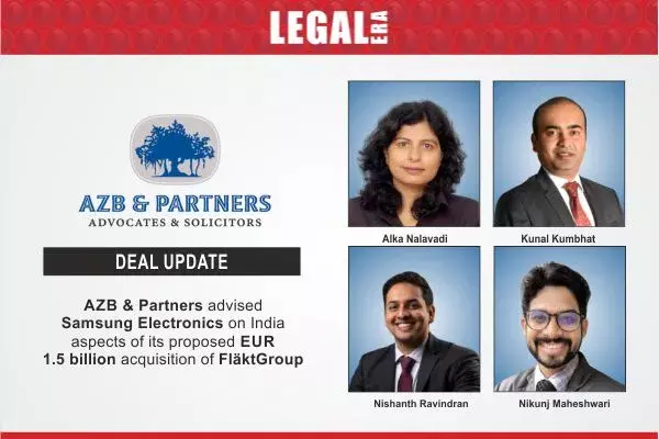 AZB & Partners Advised Samsung Electronics On India Aspects Of Its Proposed EUR 1.5 Billion Acquisition Of FläktGroup