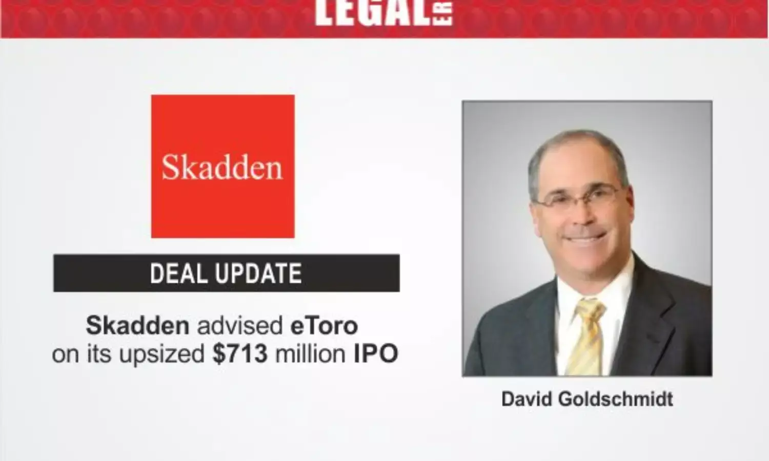 Skadden Advised eToro On Its Upsized $713 Million IPO
