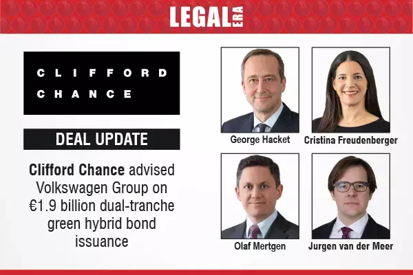 Clifford Chance Advised Volkswagen Group On €1.9 Billion Dual-Tranche Green Hybrid Bond Issuance