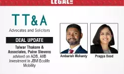 Talwar Thakore & Associates, Paine Stevens Advised On ADB, AIIB Investment In JBM Ecolife Mobility