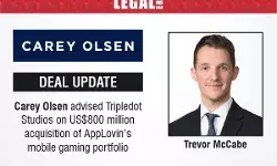 Carey Olsen Advised Tripledot Studios On US$800 Million Acquisition Of AppLovin’s Mobile Gaming Portfolio