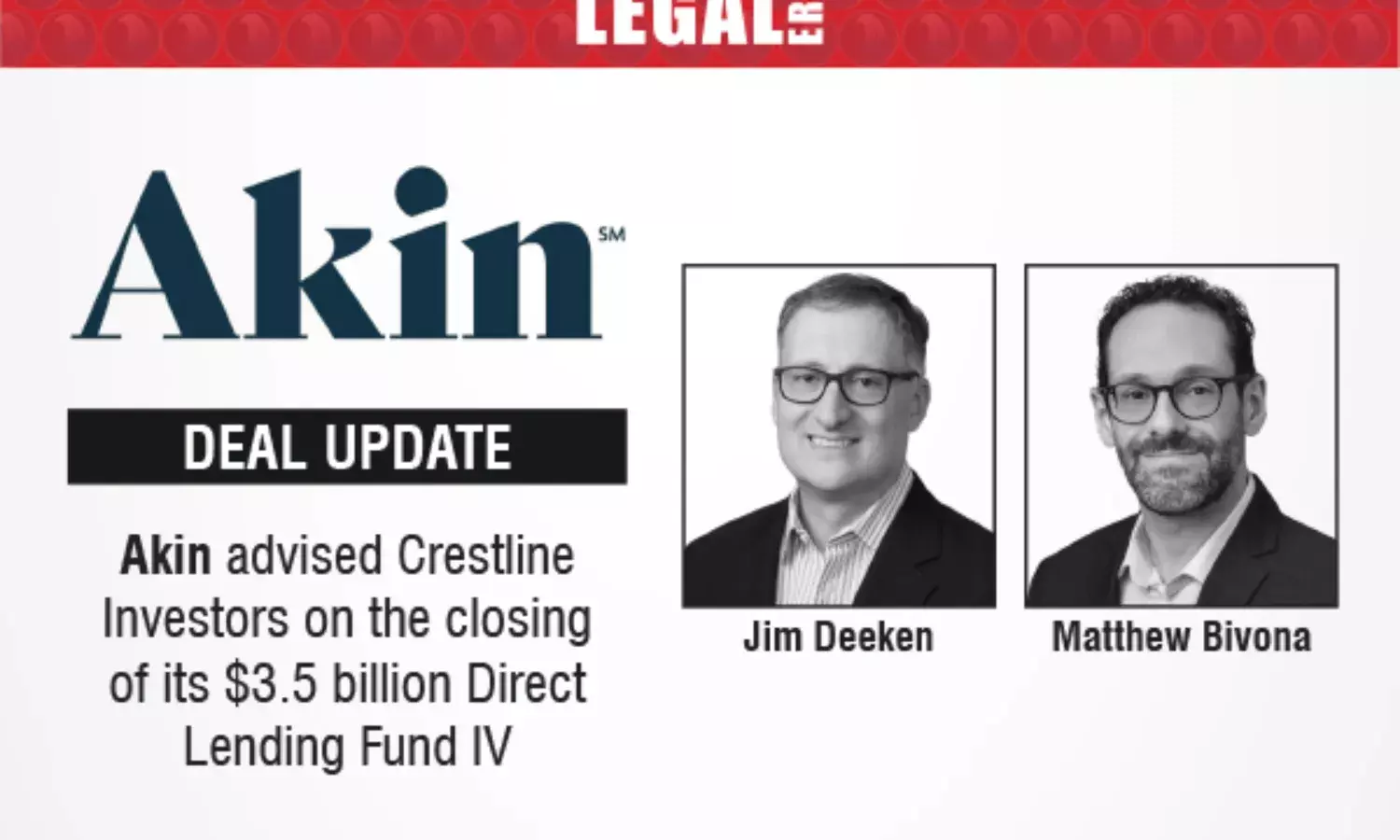 Akin advised Crestline Investors On The Closing Of Its $3.5 Billion Direct Lending Fund IV
