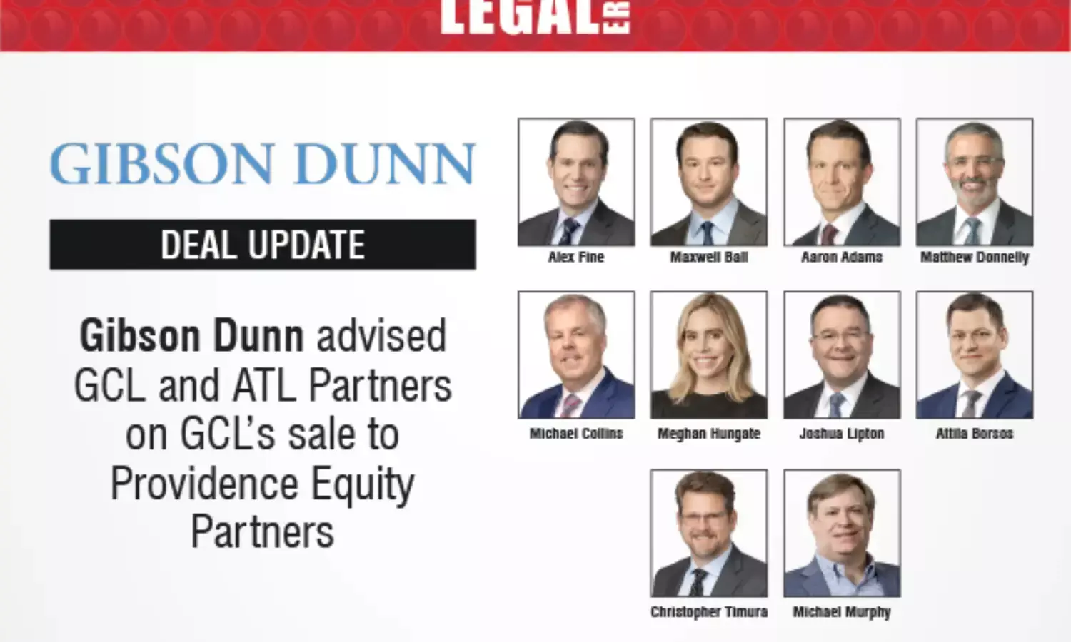 Gibson Dunn Advised GCL And ATL Partners On GCL’s Sale To Providence Equity Partners