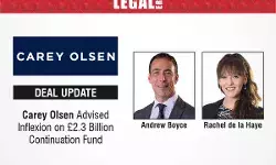 Carey Olsen Advised Inflexion On £2.3 Billion Continuation Fund Carey Olsen Advised Inflexion On £2.3 Billion Continuation Fund