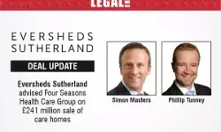 Eversheds Sutherland Advised Four Seasons Health Care Group On £241 Million Sale Of Care Homes