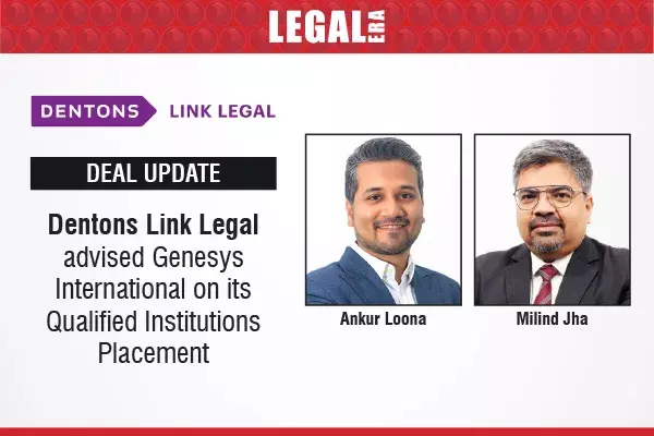 Dentons Link Legal Advised Genesys International On Its Qualified Institutions Placement Dentons Link Legal Advised Genesys International On Its Qualified Institutions Placement