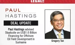 Paul Hastings Advised Staatsolie On US$1.6 Billion Financing For Offshore Oil Field Development In Suriname Paul Hastings Advised Staatsolie On US$1.6 Billion Financing For Offshore Oil Field Development In Suriname