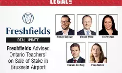 Freshfields Advised Ontario Teachers’ On Sale Of Stake In Brussels Airport