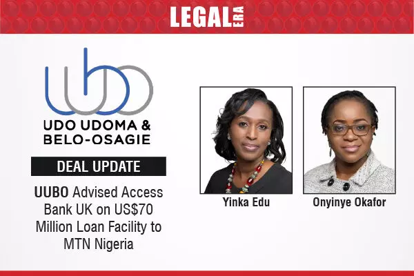 UUBO Advised FMO And Development Finance Institutions On US$295 Million Syndicated Loan To Access Bank