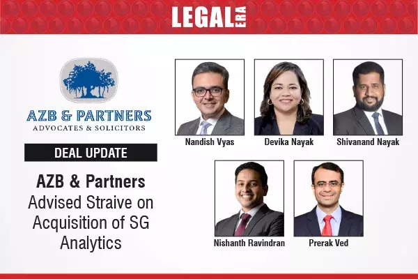AZB & Partners Advised Straive On Acquisition Of SG Analytics
