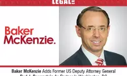 Baker McKenzie Adds Former US Deputy Attorney General Rod J. Rosenstein As Partner In Washington, DC