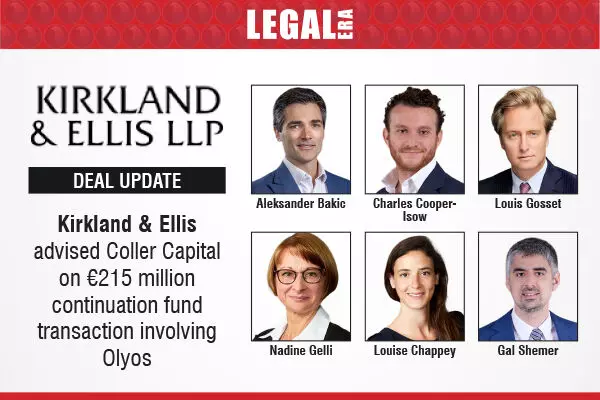 Kirkland & Ellis Advised Coller Capital On €215 Million Continuation Fund Transaction Involving Olyos