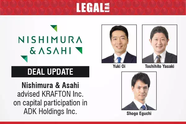 Nishimura & Asahi Advised KRAFTON Inc. On Capital Participation In ADK Holdings Inc.