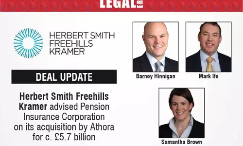 Herbert Smith Freehills Kramer Advised Pension Insurance Corporation On Its Acquisition By Athora For C. £5.7 Billion