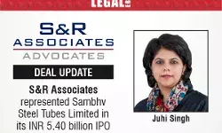 S&R Associates Represented Sambhv Steel Tubes Limited In Its INR 5.40 Billion IPO S&R Associates Represented Sambhv Steel Tubes Limited In Its INR 5.40 Billion IPO