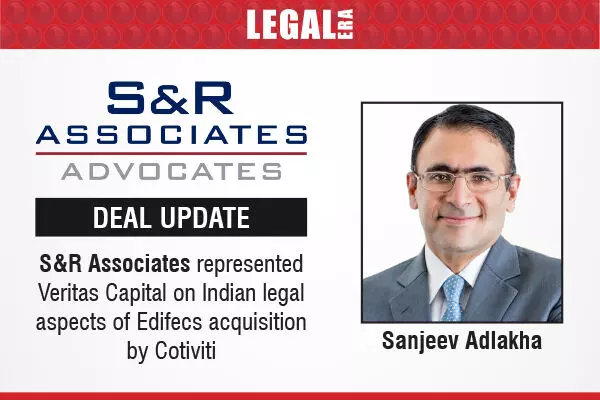 S&R Associates Represented Veritas Capital On Indian legal Aspects Of Edifecs Acquisition By Cotiviti
