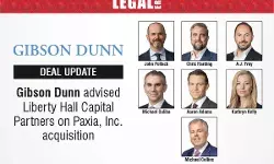 Gibson Dunn Advised Liberty Hall Capital Partners On Paxia, Inc. Acquisition
