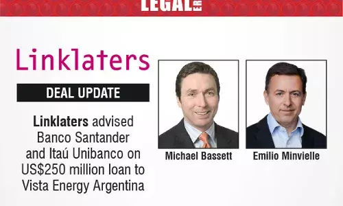 Linklaters Advised Banco Santander And Itaú Unibanco On US$250 Million Loan To Vista Energy Argentina
