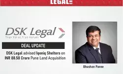 DSK Legal Advised Iqoniq Shelters On INR 88.58 Crore Pune Land Acquisition