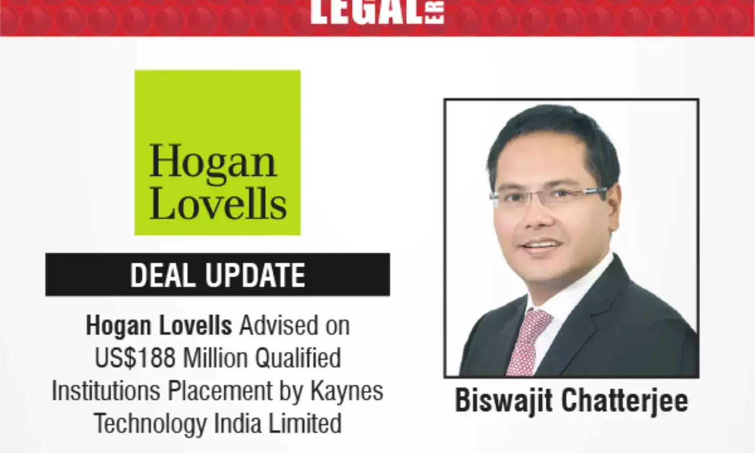 Hogan Lovells Advised On US$188 Million Qualified Institutions Placement By Kaynes Technology India Limited