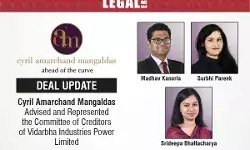 Cyril Amarchand Mangaldas Advised And Represented The Committee Of Creditors Of Vidarbha Industries Power Limited Cyril Amarchand Mangaldas Advised And Represented The Committee Of Creditors Of Vidarbha Industries Power Limited