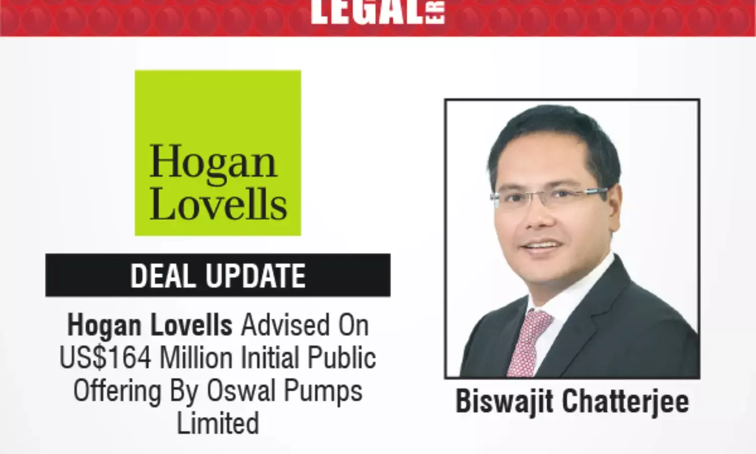 Hogan Lovells Advised On US$164 Million Initial Public Offering By Oswal Pumps Limited