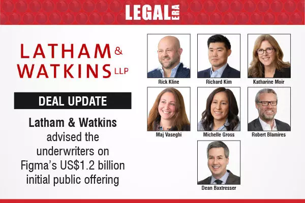 Latham & Watkins Advised The Underwriters On Figma’s US$1.2 Billion Initial Public Offering