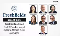 Freshfields Advised South32 On The Sale Of Its Cerro Matoso Nickel Operations
