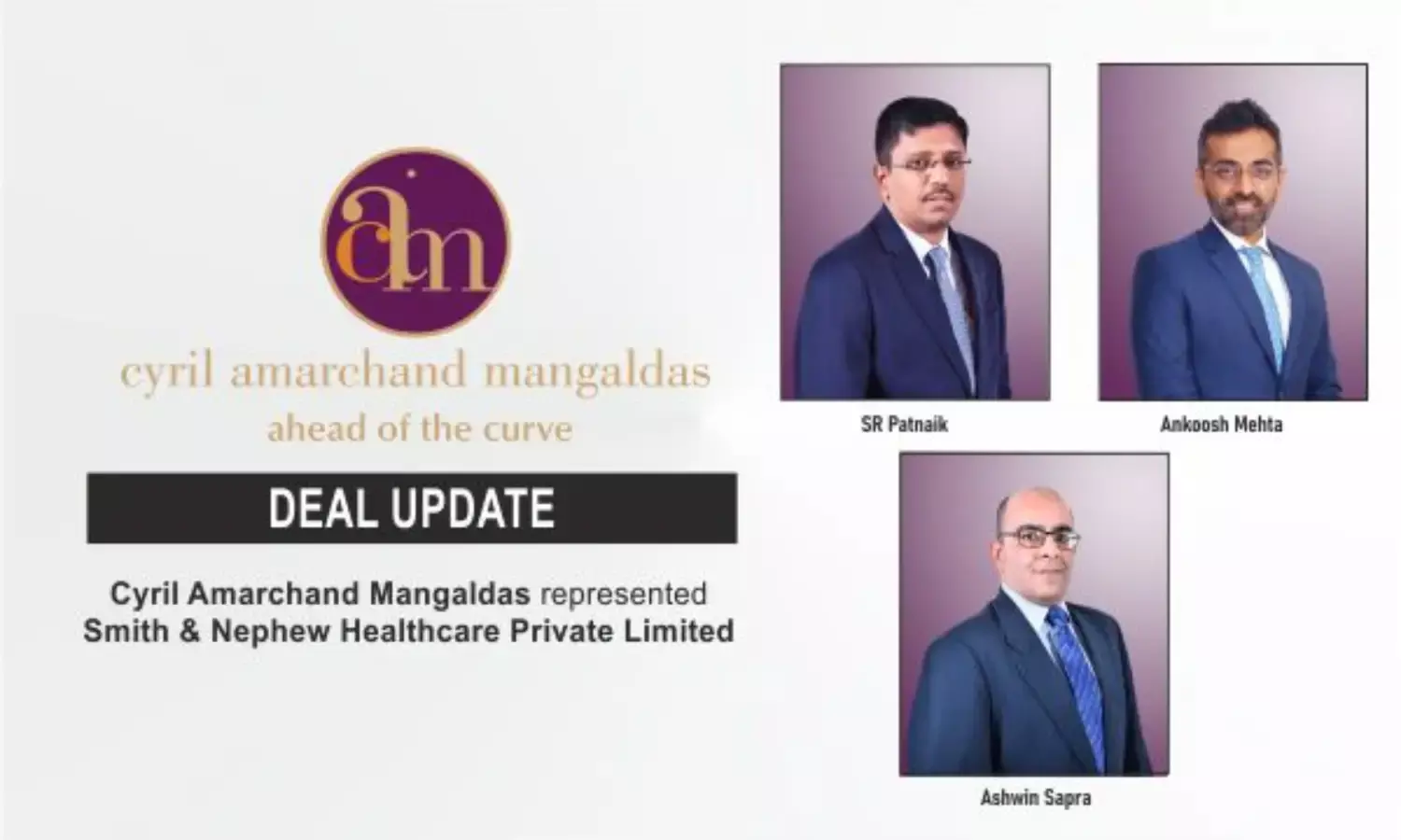 Cyril Amarchand Mangaldas Represented Smith & Nephew Healthcare Private Limited