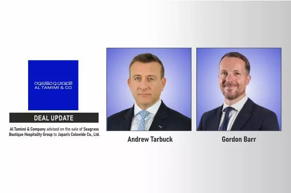 Al Tamimi & Company Advised On The Sale Of Seagrass Boutique Hospitality Group Yo Japan’s Colowide Co., Ltd.