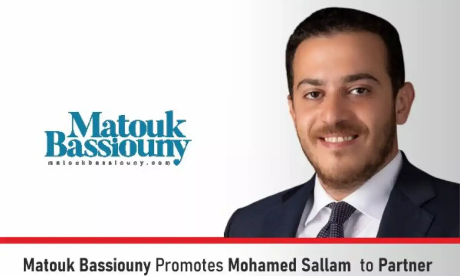 Matouk Bassiouny Promotes Mohamed Sallam To Partner