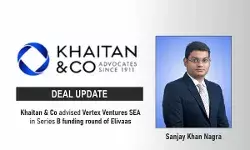 Khaitan & Co Advised Vertex Ventures SEA In Series B Funding Round Of Elivaas Khaitan & Co Advised Vertex Ventures SEA In Series B Funding Round Of Elivaas