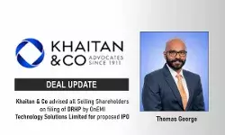 Khaitan & Co Advised All Selling Shareholders On Filing Of DRHP by OnEMI Technology Solutions Limited For Proposed IPO