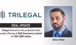 Trilegal Advised On The Proposed Initial Public Offering Of UKB Electronics Limited For INR 8,000 million