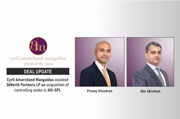 Cyril Amarchand Mangaldas Assisted 26North Partners LP On Acquisition Of Controlling Stake In AVI-SPL