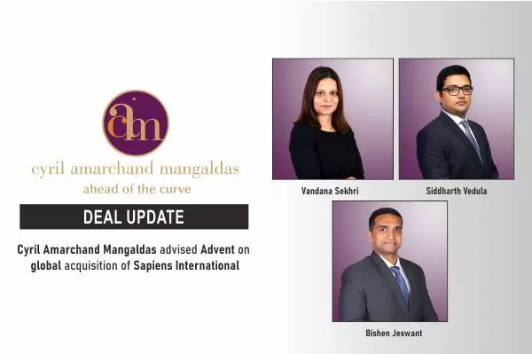 Cyril Amarchand Mangaldas Advised Advent On Global Acquisition Of Sapiens International