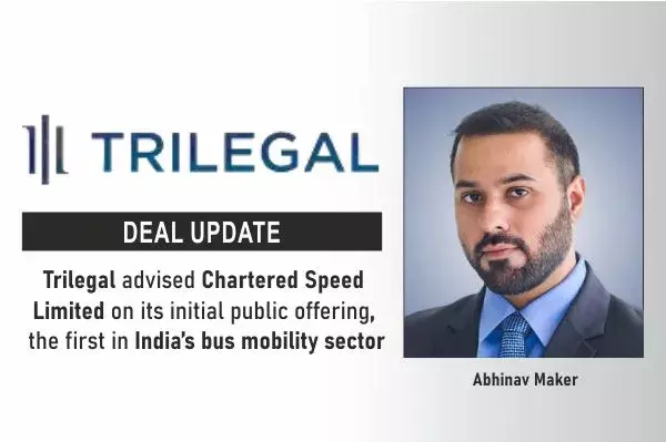 Trilegal Advised Chartered Speed Limited On Its Initial Public Offering, The First In India’s Bus Mobility Sector