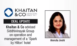 Khaitan & Co Advised Siddhivinayak Group On Operation And Management Of A‘Spark by Hilton’ Hotel Khaitan & Co Advised Siddhivinayak Group On Operation And Management Of A‘Spark by Hilton’ Hotel