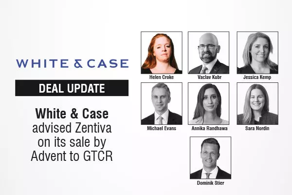 White & Case Advised Zentiva On Its Sale By Advent To GTCR