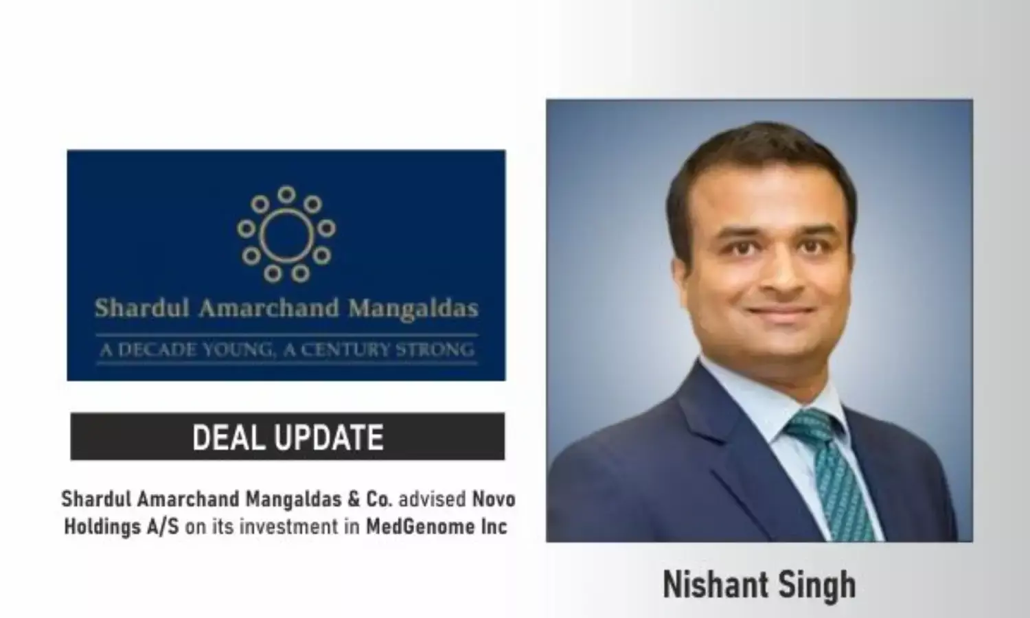 Shardul Amarchand Mangaldas & Co. Advised Novo Holdings A/S On Its Investment In MedGenome Inc